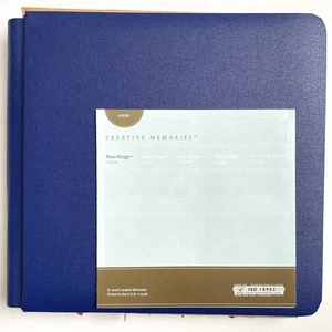 Creative Memories 8" x 8" blau Sammelalbum Flex-Scharnier Album Cover - Bild 1 von 12
