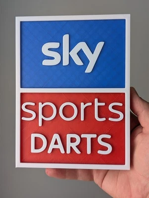 Sky Sports Darts Sign 3D Mancave Games darts room - Image 1 of 4