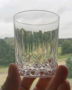 6 Edinburgh Crystal Appin cut small tumblers - script mark - Picture 1 of 3