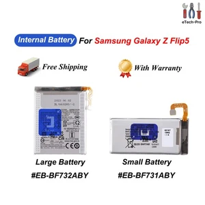 OEM Li-ion Internal Battery Replacement For Samsung Galaxy Z Flip5 SM-F731 - Picture 1 of 3