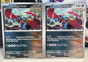 (2er Set) Pokemon Prismatic Evolutions Reverse Holo Karte Roaring Moon (065/131) - Bild 1 von 1