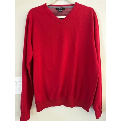 Foxcroft cotton- cashmere blend red sweater  - Image 1 of 4