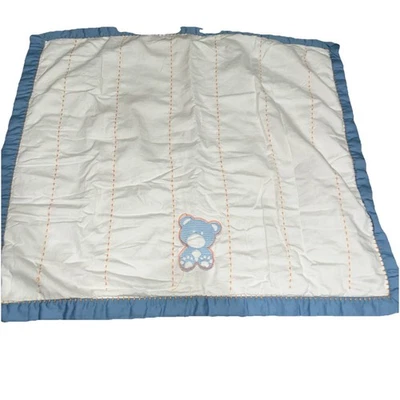 Manta bebé Serena & Lily edredón oso puntada blanca rara Foto 1 de 4