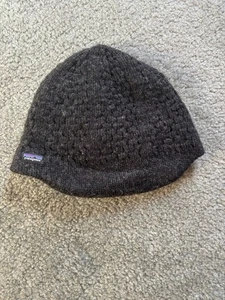 Cappello invernale Patagonia lana merino berretto donna taglia unica nero - Foto 1 di 4