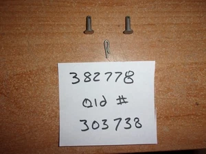 GENUINE OMC 382778 SOLENOID PIN SELLING 2 ONE PRICE 2 PINS 1 CLIP SEE DETAILS - Bild 1 von 2
