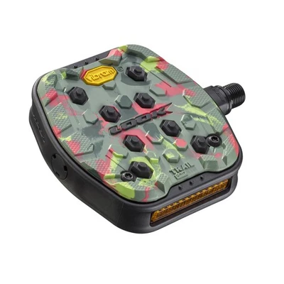 Ciclismo - Pedales de bicicleta Geo Trail Grip - Pedales planos - Fiabilidad, comodidad y D... Foto 1 de 4