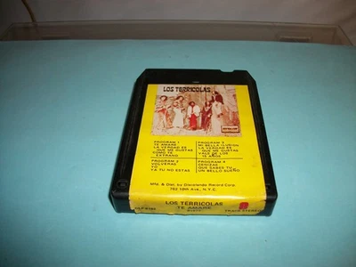 LOS TERRICOLAS  8 TRACK TAPE - TESTED - Image 1 of 3