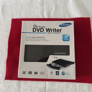 Grabadora de DVD portátil delgada Samsung SE-208 USB almacenamiento externo Super WriteMaster - Imagen 1 de 6