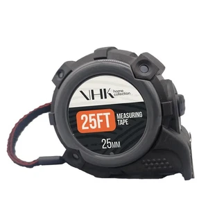 25 ft. Premium Measuring Tape - Double-Side Printed Wide Blade with Nylon Wra... - Foto 1 di 5