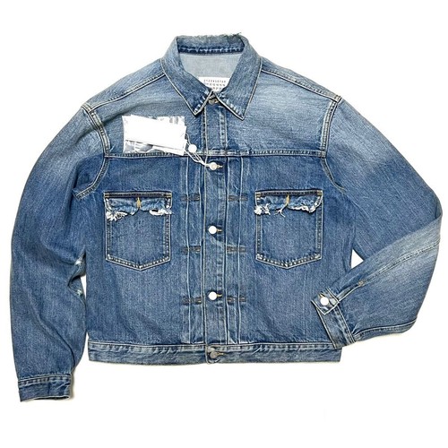 50 Giacca Denim Nuova Maison Margiela Vintage Lavorata 4 Punti G Giacca Usata Dam