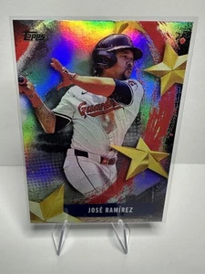 2025 Topps Series 1 JOSE RAMIREZ Stars of MLB #SMLB-20 - Picture 1 of 2