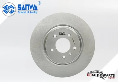 FRONT BRAKE ROTOR VENTED & COATED 323 MM FOR CHEVROLET BUICK IMPALA 06-16 3.6L - Image 1 of 4