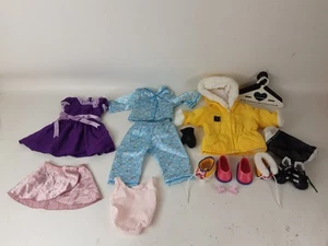 American Girl Doll Clothes Coconut PJs Emily Holiday Dress Terrific Tubing Coat - Picture 1 of 13