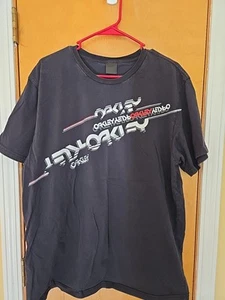 T-shirt Oakley nera vintage taglia XL Y2K rara - Foto 1 di 6