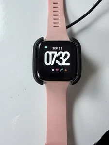 Reloj Inteligente Fitbit Versa 2 Rosa Arena con Cargador - Gran Batería, Ligero Desgaste - Imagen 1 de 7