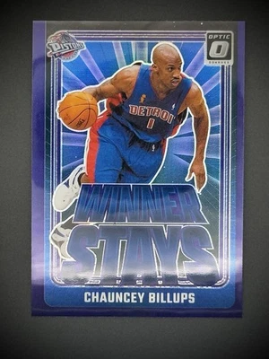 2024-2025 Donruss Optic Chauncey Billups WINNER STAYS PURPLE Pistons - Image 1 of 4