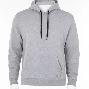 ZELOS Herren Pullover Basic Uni Hoodie XXL grau Kordelzug Kängurutasche 2XL - Bild 1 von 9