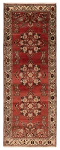 Vintage Hand-knotted Runner Rug 3'6" x 9'7" Traditional Wool Carpet - Picture 1 of 9