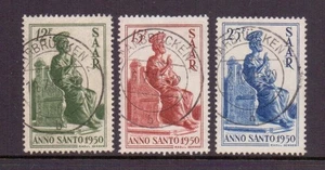DEUTSCHLAND-SAAR 1950 HEILIGES JAHR SET ( 3 ) SG290-92 GEBRAUCHT KATZE 60£ - Bild 1 von 2