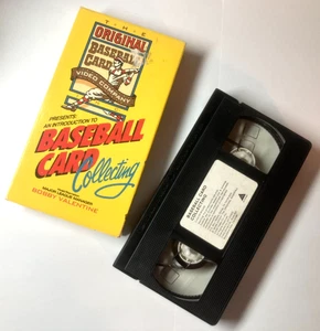 An Introduction to Baseball Card Collecting VHS 1988 MLB Manager Bobby Valentine - Picture 1 of 5