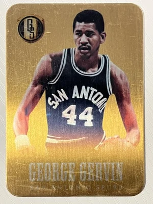 George Gervin 2013-14 Panini Gold Standard Metal #32 San Antonio Spurs - Image 1 of 2