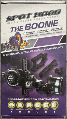 Spot Hogg The Boonie 3 Pin Horizontal Right Hand Picatinny Mount .010 New - Image 1 of 4