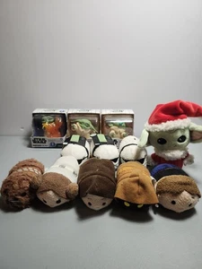 Set Disney Tsum Tsum Star Wars Mini Plüsch The Bounty Collection Baby Santa Yoda - Bild 1 von 17