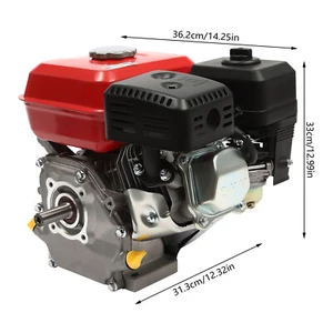 Motor de gasolina de 4 tiempos motor de pie motor industrial 1 cilindro 3600 rpm motor 7,5 CV - Imagen 1 de 17