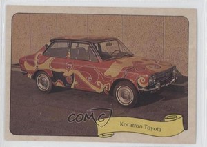 1974 Fleer Kustom Cars Stickers Koratron Toyota 1j8