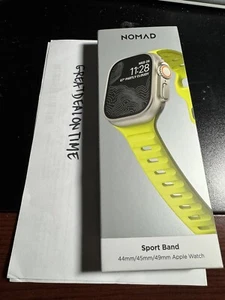 NOMAD Apple Watch Sport Strap FKM Band High Volta 45/49mm M/L Authentic Rare - Picture 1 of 13