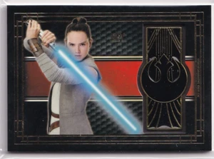 2017 Topps Star Wars: Die letzten Jedi Medaillon Karte Rey BG-RR - Bild 1 von 1