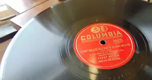 78RPM Columbia Billie Holiday and Teddy Wilson - Can't Believe Love with Me, VV+ - Picture 1 of 3