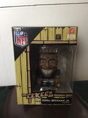 (2)New! Odell Beckham JR figurine EEKEEZ NY Giants NFL FOCO Forever Collectibles - Image 1 of 4