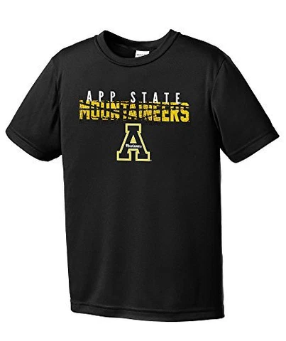 Image One NCAA Appalachian State Mountaineers Youth Boys Destroyed Short slee Cover