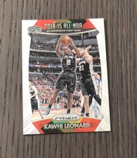 2015-16 Prizm KAWHI LEONARD #390 Defensive All Star Clippers NBA Card