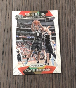 2015-16 Prizm Kawhi Leonard #390 tarjeta defensiva All Star Clippers de la NBA - Imagen 1 de 1