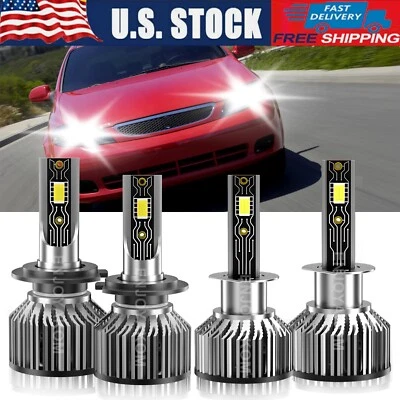 Kit combinado de bombilla de faro LED delantero haz alto bajo 6500 k para Suzuki Reno 2008 Foto 1 de 4