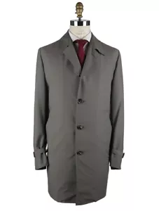 NEW CESARE ATTOLINI RAINCOAT WOOL 150'S NYLON SZ 42 US 52 EU DROP R6 CGW22 - Picture 1 of 7