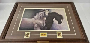 SET FREE BY SUSIE MORTON FRAMED PICTURE HORSE Majestic Horse Art Collection - Picture 1 of 6