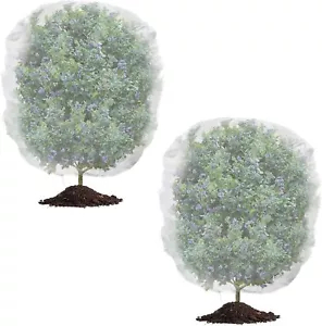 TMFsode 2 Pack Fruit Tree Netting Cover with Zipper and Drawstring 10Ft x 10F... - Picture 1 of 8