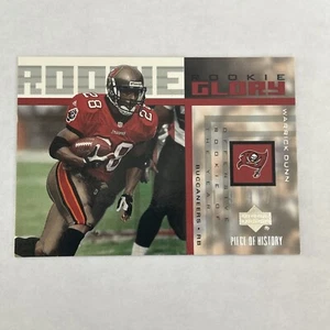 Warrick Dunn 2002 Upper Deck Piece of History Rookie Glory #RG-12 Bucs - Picture 1 of 6