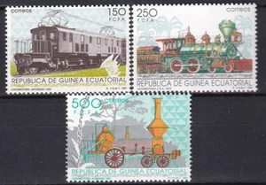Equatorial Guinea 1991 Edifil 146/48 Trains Railroads MNH VF - Picture 1 of 1