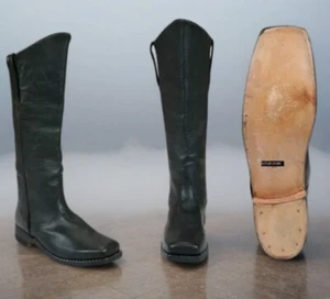 Cavalry Boots - Sizes 5-15 - Black Leather - Highest Quality - Civil War - Picture 1 of 4