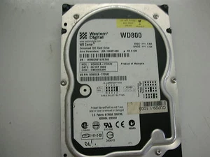 Ok! WD Caviar 80gb WD800LB-07DNA2 2061-001159-100 Eb Ide - Picture 1 of 1
