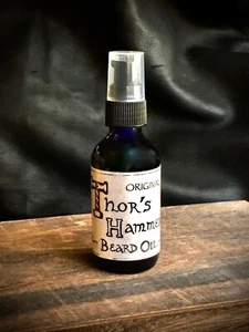 Thor's Hammer Beard Oil | Original Scent | Modern Viking All Natural, 1 oz - Picture 1 of 2