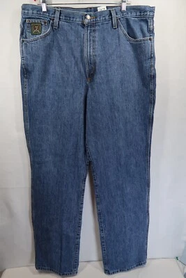 Jeans Cinch Para Hombre 38x35 Calce Original Etiqueta Verde Denim Recto Azul Vaquero LEER Foto 1 de 4