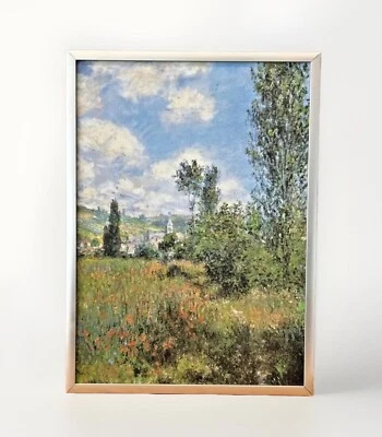 Impresión de arte del Museo Vetheuil Claude Monet Sentier ile Saint Martin 1880, MMA NY Foto 1 de 4