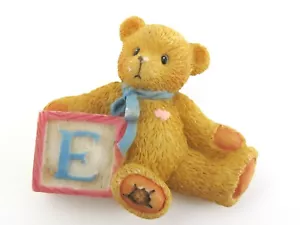 Cherished Teddies Letter E LAPEL PIN Brooch From the Alphabet Series Vintage - Picture 1 of 4
