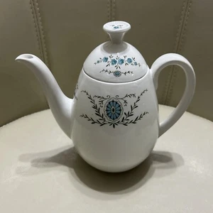 Vintage Retro Egg Shape Coffee Teapot Mid century Modern 1950s 1960s - Picture 1 of 24