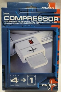 NUGEN PSX Compressor Compress 4 MB onto any 1 MB memory card Playstation 1 NEW - Bild 1 von 7